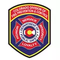 DFPC logo in red blue and yellow